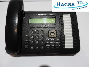 Panasonic KX-DT543X-B Digitális rendszertelefon fekete színben a KX-NS500/700, KX-TDA15/30, KX-TDA/TDE100/200/600, KX-NCP500/1000 alközpontokhoz