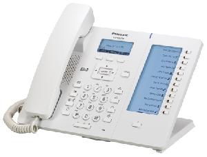 Panasonic KX-HDV230NE SIP telefon, fehér, HD hang, 2Gb LAN csatlakozó, 6 SIP vonal , DSS konzollal bővíthető. - Fehér