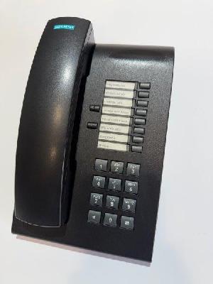 Siemens Optiset E Basic rendszertelefon fekete színben