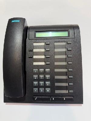 Siemens Optiset E Standard rendszertelefon fekete színben