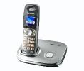 Panasonic KX-TG8011HGS SMS DECT vezeték nélküli telefon színes LCD kijelzővel, ezüst színben